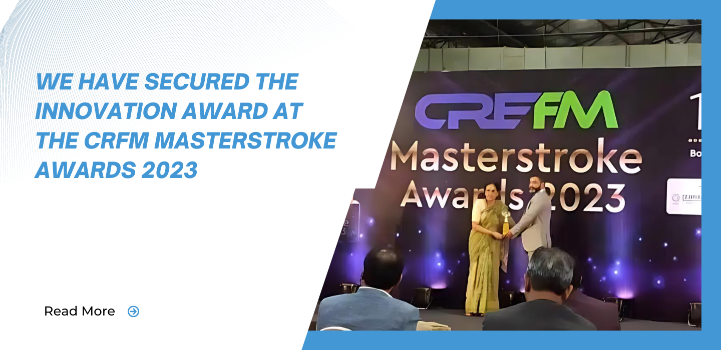 We have secured the Innovation Award at the CRFM Masterstroke Awards 2023