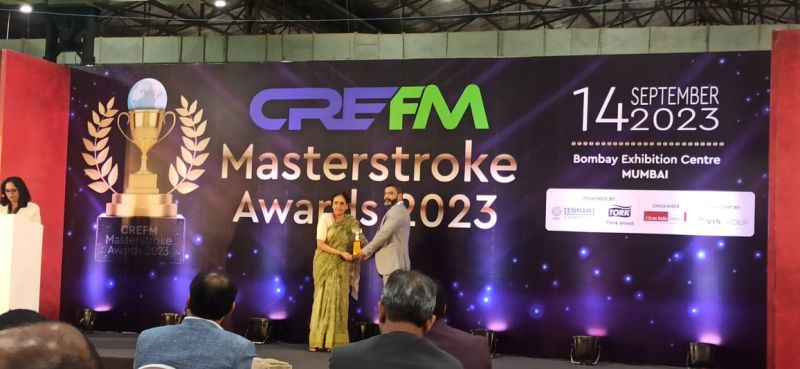We are thrilled to announce that Caleedo - Digitizing Possibilities has secured the Innovation Award at the CRFM Masterstroke Awards 2023, held today at the Bombay Exhibition Centre in Mumbai for their indigenously developed WashroomIQ solution!!!
