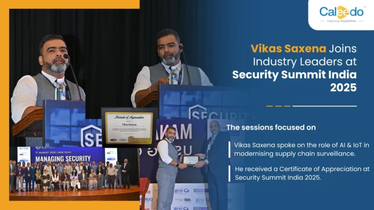 Vikas Saxena at Security Summit India 2025 | Caleedo