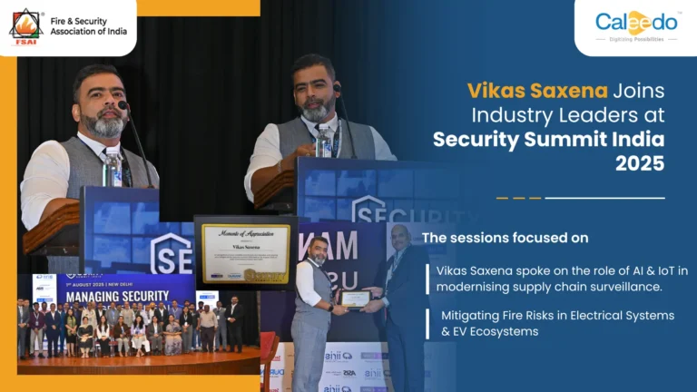 Vikas Saxena at Security Summit India 2025 | Caleedo