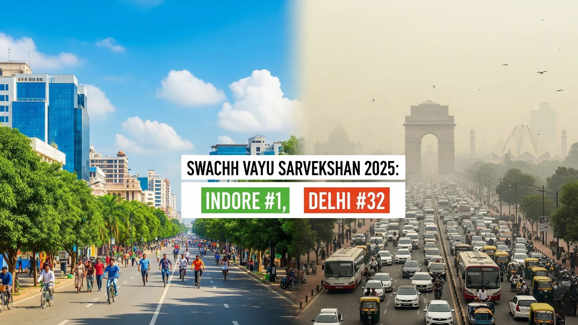 Indore Tops Swach Vayu 2025 | What India’s air quality Shift Means