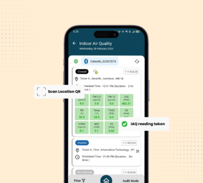 Caleedo - Indoor Air Quality - Visitor Management system for Workplace