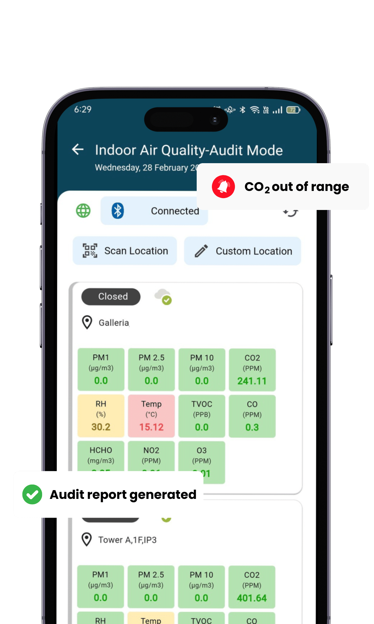 Coworking - Caleedo - WashroomIQ - Visitor Management system for Workplace