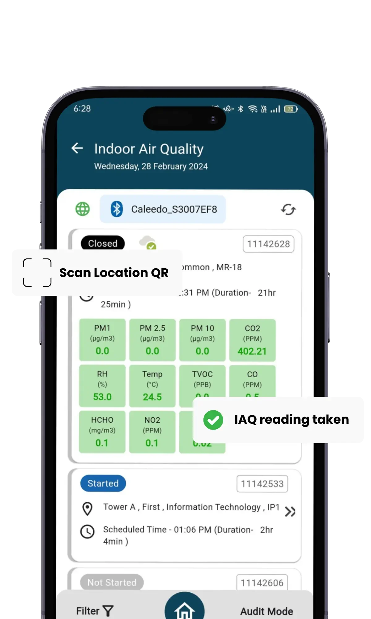 IAQ Monitoring System | Indoor AIr Quality Monitoring System | Caleedi - Digiting possiblities